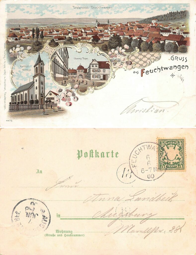 Historische Ansicht von Feuchtwangen