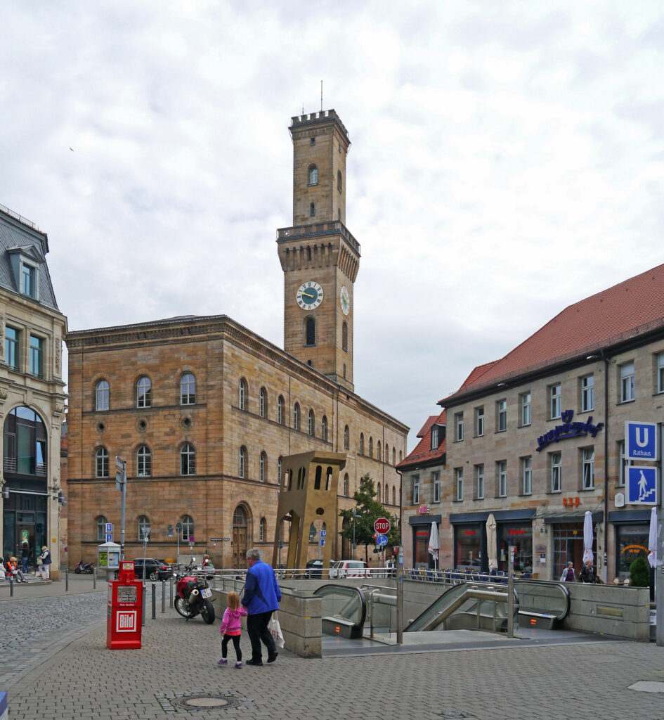 Rathaus und Kohlenmarkt in Fürth