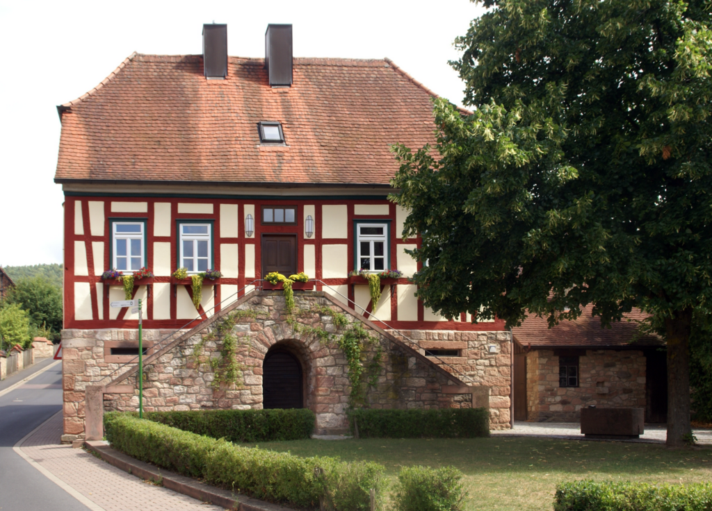 Ortsansicht im Hösbacher Ortsteil Rottenberg