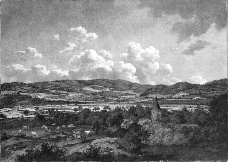 Historische Ansicht in Richtung Goldbach