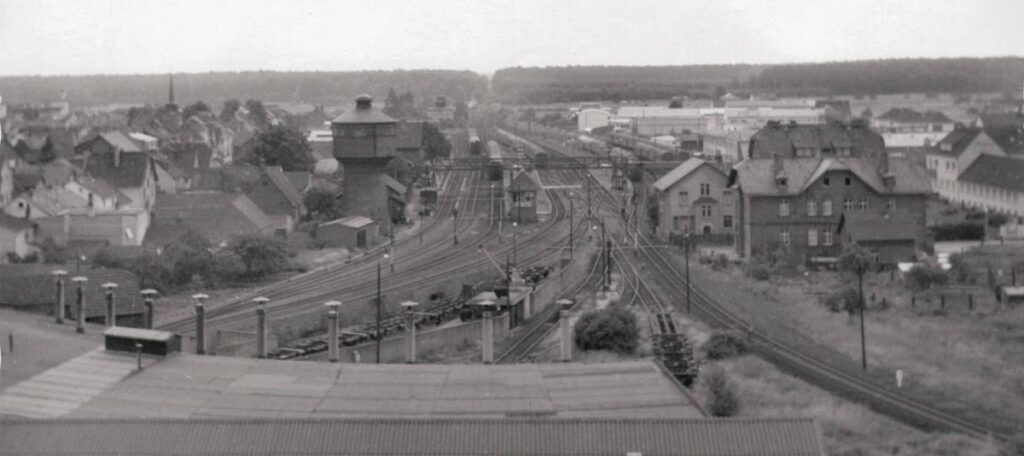 Historische Ansicht des Bahnhofs Ober-Roden in Rödermark