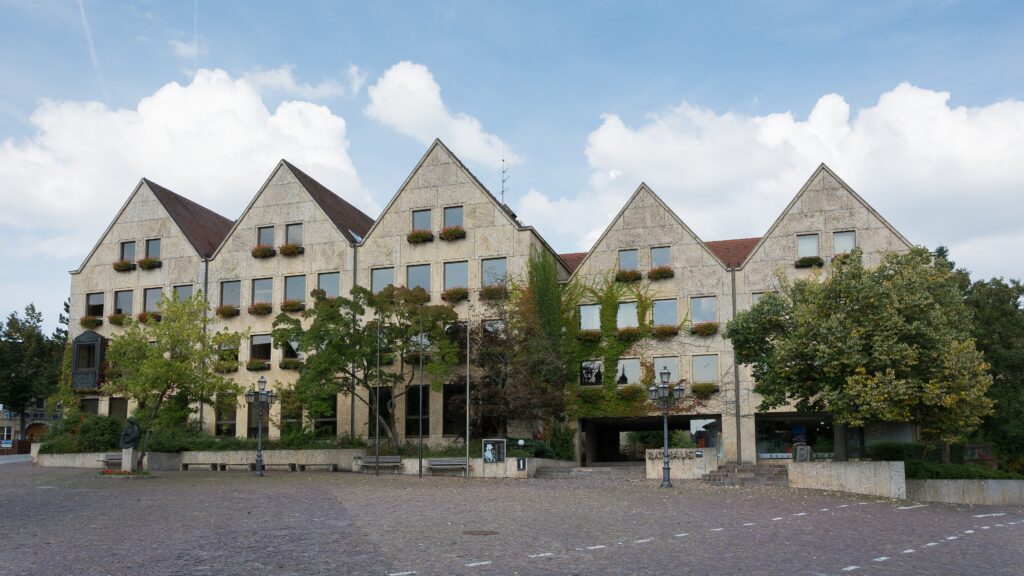 Neues Rathaus am Marktplatz in Kronach