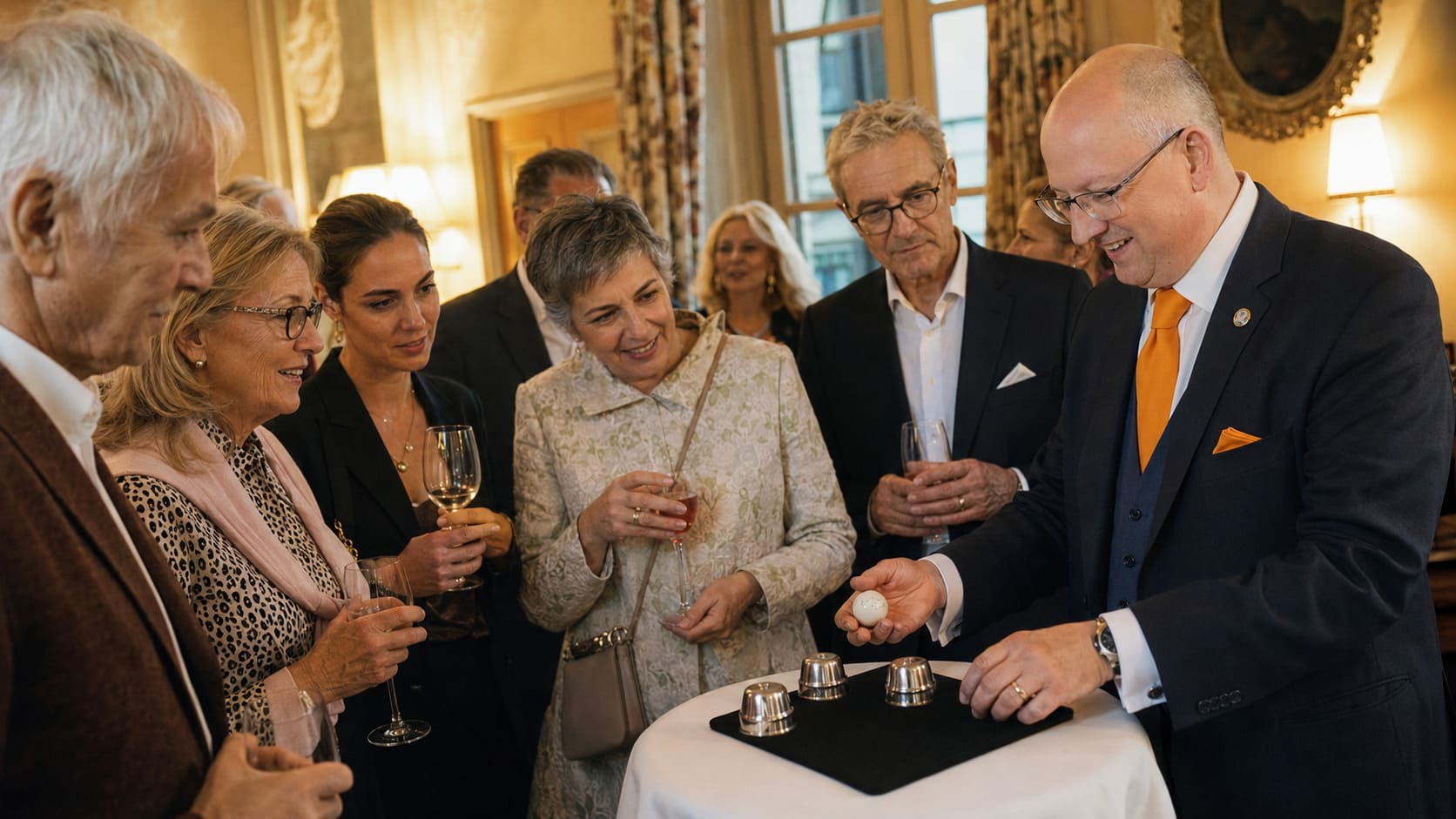 Close-up-Zauberei als flexible Showeinlage bei einem runden Geburtstag
