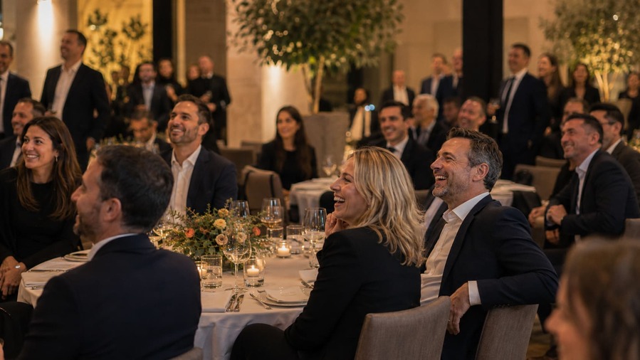 Richtig platzierter Showact nach dem Dinner einer Firmenfeier