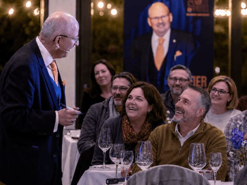 Mentalshow als Programmpunkt bei einer Abendveranstaltung