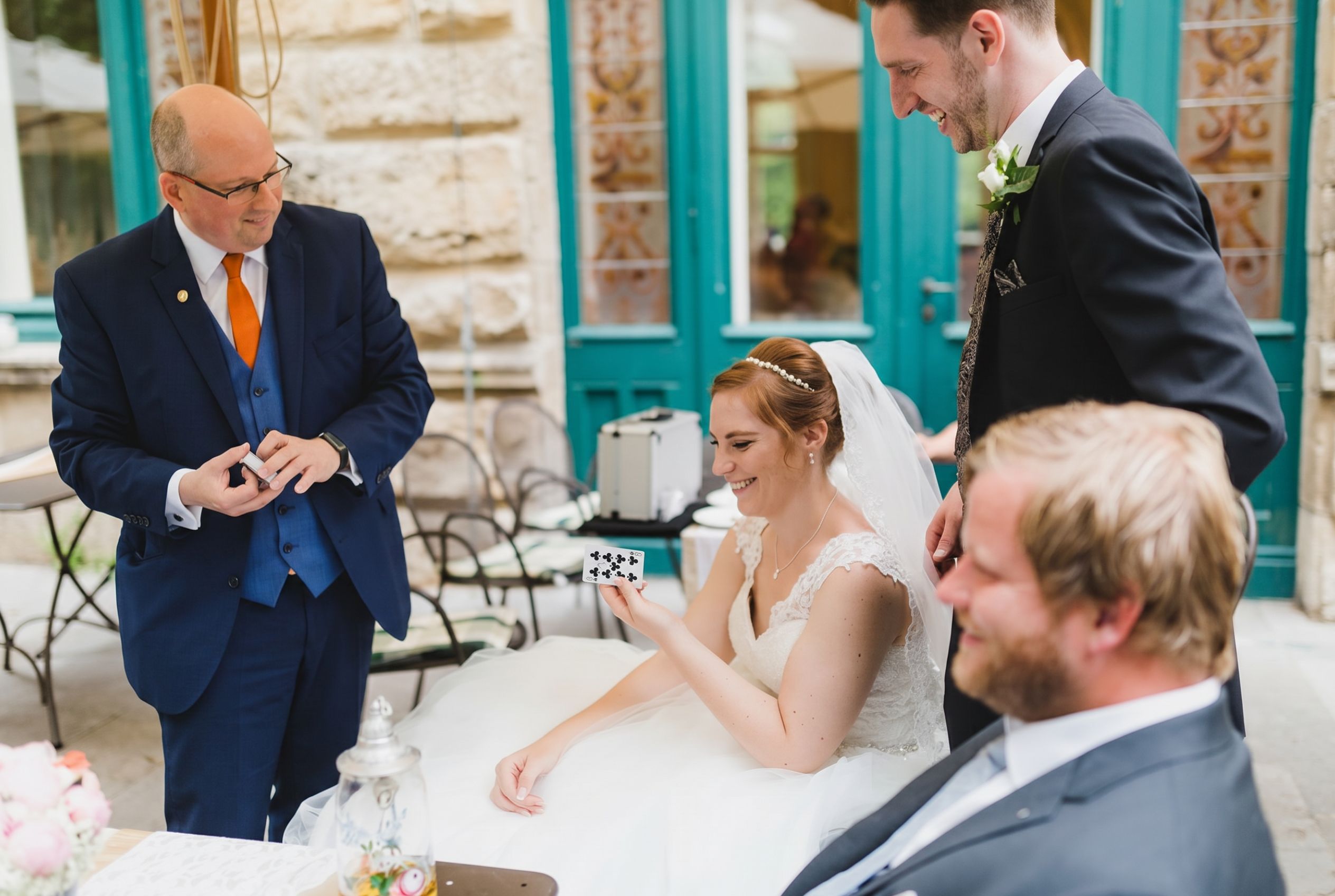 Norbert Edelmann bei einer Hochzeit