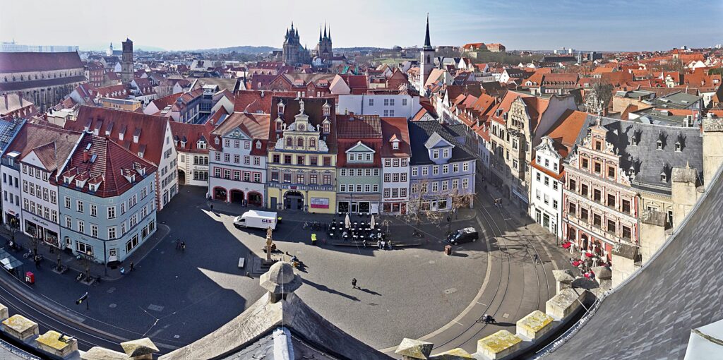 Stadtansicht Erfurt