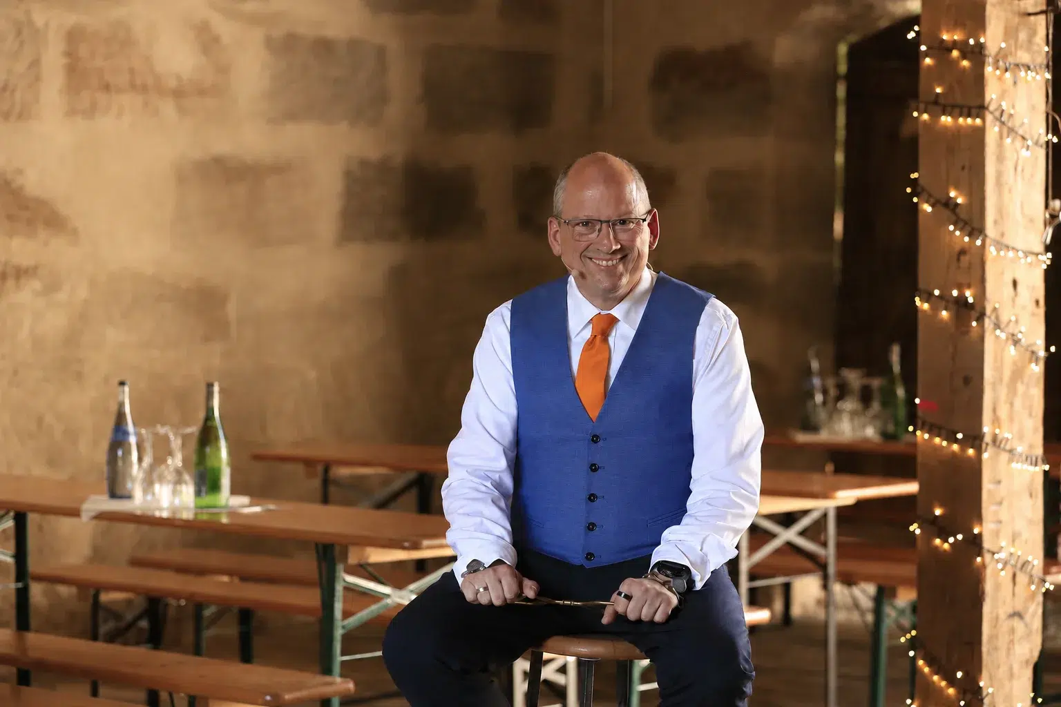 Norbert Edelmann als Zauberkünstler und Mentalist