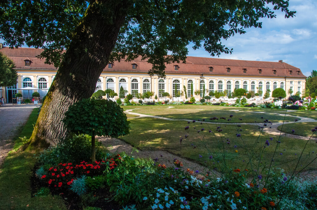 Orangerie und Hofgarten in Ansbach